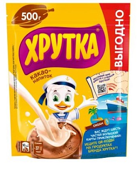 НЕСТЛЕ Какао-порошок ХРУТКА 500гр. пакет 1*6