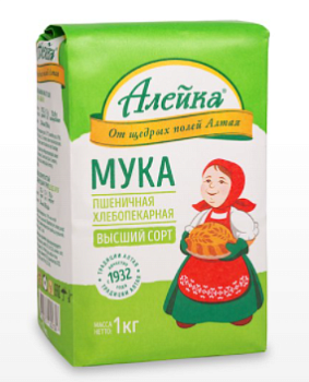 Мука в/с Алейка 1кг (2756)  1*8