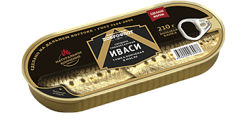 ДОБРОФЛОТ Сардина Иваси копч в масле ключ 210гр ж/б ГОСТ 1*24 ДОБРОФЛОТ Сардина Иваси копч в масле ключ 210гр ж/б ГОСТ 1*24