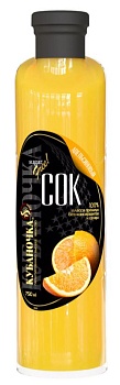 КУБАНОЧКА 0,75л Сок АПЕЛЬСИН стекл/банка ГОСТ 1*6