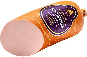 СПК Колбаса вареная Докторская "Высокий вкус" термоус вес  1*1 СПК Колбаса вареная Докторская "Высокий вкус" термоус вес  1*1