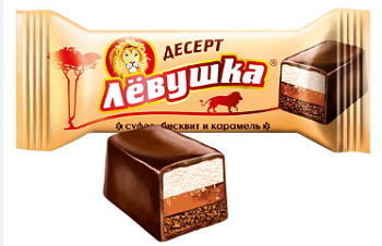 СЛАВЯНКА Десерт ЛЕВУШКА Карамельно-сливочный 500гр.  1*6