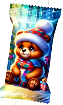 ЛЮСИ Конфеты НГ МЕЧТА МИШКА вкус ирис  1*2