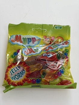СЛАВЯНКА Мармелад жевательный МУРР МИ ЛАДИК Jelly worms фас.140гр  1*10