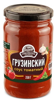 СЕМИЛУКСКАЯ ТРАПЕЗА Соус ГРУЗИНСКИЙ 350гр стекл/банка 1*10