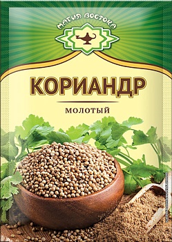 МВ Кориандр молотый  10гр  1*40 МВ Кориандр молотый  10гр  1*40