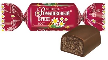 СЛАВЯНКА Конфеты РОМАШКОВЫЙ БУКЕТ /пак.1кг/ 1*6