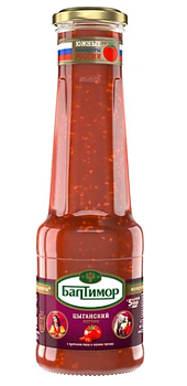 БАЛТИМОР Кетчуп Цыганский 530гр ст/бут 1*8