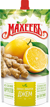 МАХЕЕВЪ Джем ЛИМОН-ИМБИРЬ  300гр д/пак 1*16