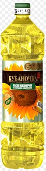 Масло подсолн. КУБАНОЧКА 1л раф.дез Premium  1*15