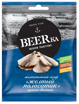 KDV Рыба суш Желтый полосатик BEERka 40г  1*20