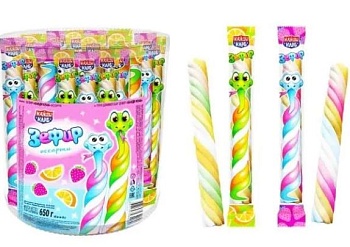 КАНДИ-КЛАБ Зефир КАНДИ КЛАБ ассорти 10гр  8*48 КАНДИ-КЛАБ Зефир КАНДИ КЛАБ ассорти 10гр  8*48