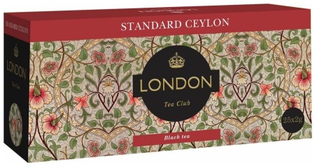 СУПЕР ЦЕНА LONDON TEA CLUB Чай черный пак. Standard Ceylon 25пак сашет   1 17 19.05.2023 16 35 44