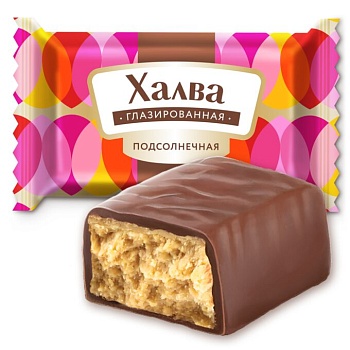 АЗОВ Халва ПОДСОЛНЕЧНАЯ глазированная   1*3