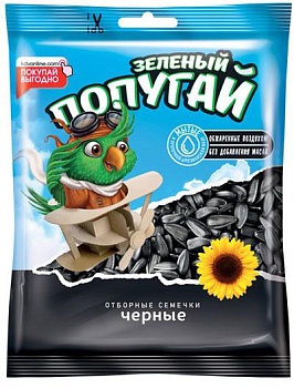 KDV Семечки ЗЕЛЕНЫЙ ПОПУГАЙ 40г  1*72