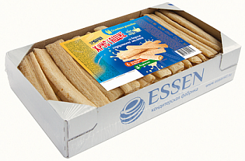 -15% АКЦИЯ ЭССЕН СНЭК ТРУБОЧКИ Хрустящие Вкус Лимонный крем 400гр  1*9