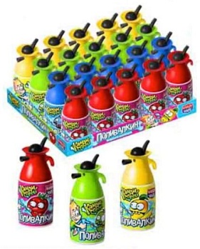 КАНДИ-КЛАБ Жидкая конфета ПОЛИВАЛКИН ассорти 55мл  12*20