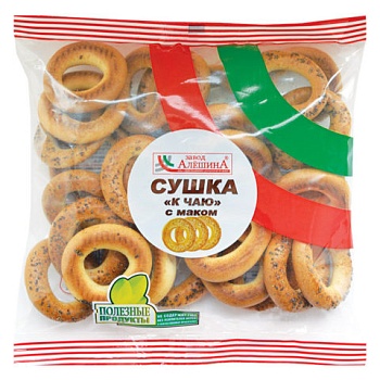 АЛЕШИНа Сушка К ЧАЮ с маком 200гр  1*18