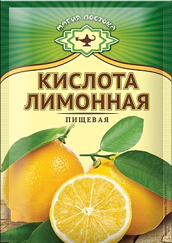 ВБ Кислота лимонная пищевая  10гр  1*150 ВБ Кислота лимонная пищевая  10гр  1*150