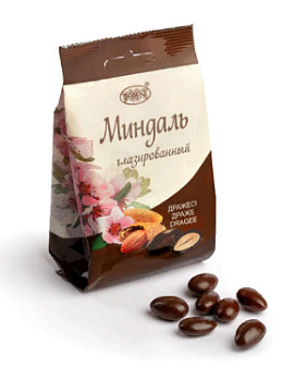 РАХАТ Драже МИНДАЛЬ в ШОКОЛАДЕ фас.150гр  1*30