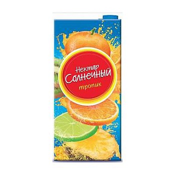 СОЛНЕЧНЫЙ 1,9л Напиток сокосодерж ТРОПИК  1*6