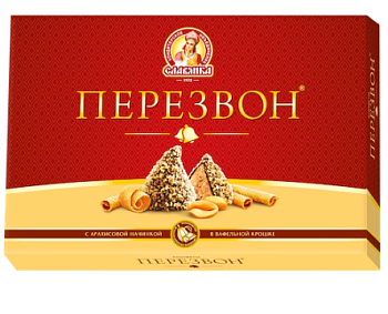 СЛАВЯНКА Набор ПЕРЕЗВОН в вафельной крошке фас.220гр  1*6