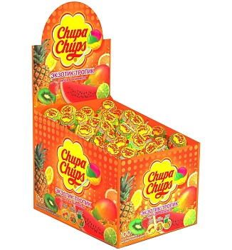 ВАН МЕЛЛЕ Карамель ЧУПА-ЧУПС ТРОПИК  12*100