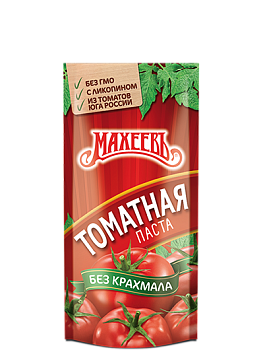 -30% АКЦИЯ МАХЕЕВЪ Томатная паста ДОМАШНЯЯ 140гр пакет 1*36