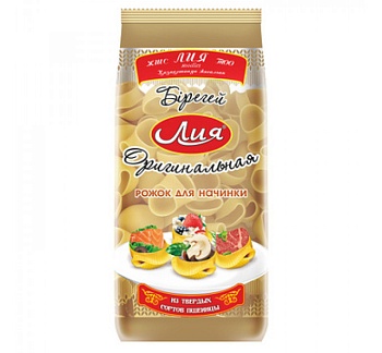 ЛИЯ Лапша Оригинальня Рожок для начинки 250г  1*20