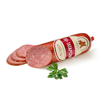 -30% АКЦИЯ СПК Колбаса полукопч По-Татарски термофор 0,38кг  1*1 -30% АКЦИЯ СПК Колбаса полукопч По-Татарски термофор 0,38кг  1*1