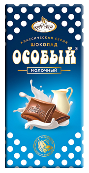 СЛАВЯНКА Шоколад ОСОБЫЙ молочный  85гр  1*15