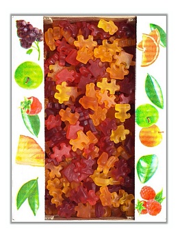 АЗОВ Мармелад жевательный ПАЗЛЫ   1*1