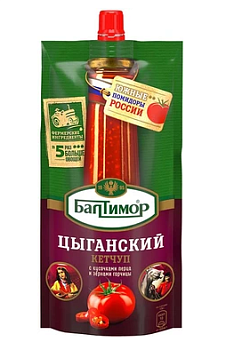 БАЛТИМОР Кетчуп Цыганский 260гр д/пак 1*28