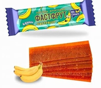ЖАКО Пастила ФАСТФРУТ со вкусом банана  1*1