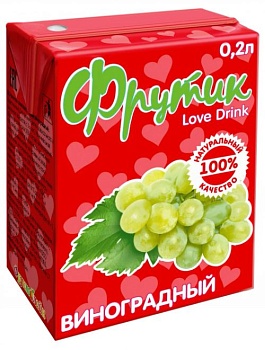 ЛЕТО 0,2л Напиток ВИНОГРАДНЫЙ 1*27