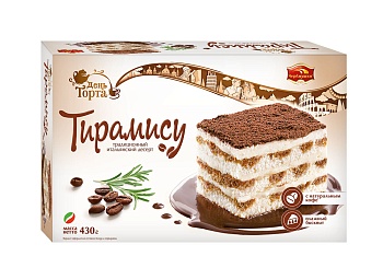 ЧЕРЕМУШКИ Торт ТИРАМИСУ 430гр  1*6
