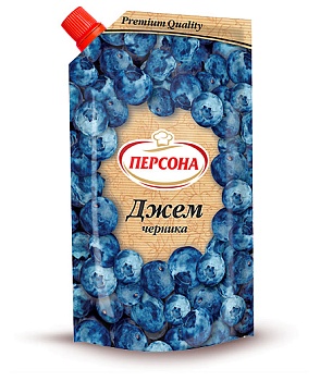 ПЕРСОНА Джем ЧЕРНИЧНЫЙ  300гр д/пак 1*30