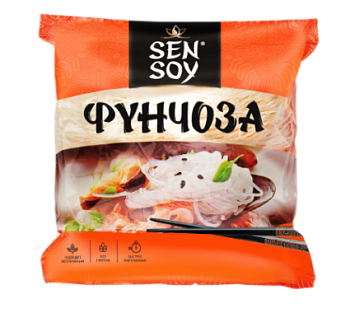 СЭНСОЙ Вермишель Фунчоза Премиум 100гр пакет 1*24