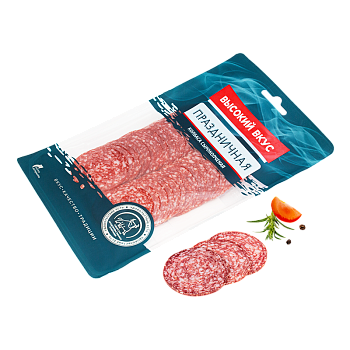 СПК Колбаса сырокопч Праздничная "Высокий вкус" 0,100  1*1 СПК Колбаса сырокопч Праздничная "Высокий вкус" 0,100  1*1