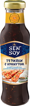 СЭНСОЙ Соус Терияки с кунжутом 320гр стекл/банка 1*6