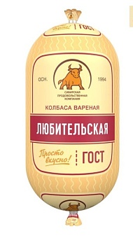 СПК Колбаса вареная Любительская 0,400 кг  1*1 СПК Колбаса вареная Любительская 0,400 кг  1*1