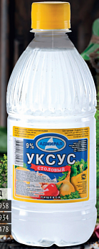 МВ Уксус Столовый пищевой 9% 1,0л  1*12