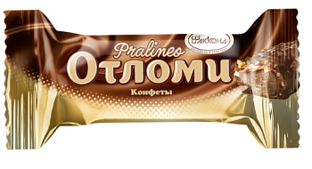 АККОНД Конфеты ОТЛОМИ PRALINEO фас.1кг пакет 1*3