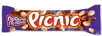 КЕДБЕРИ Шок.батончик ПИКНИК 38гр 1*35