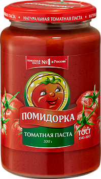 -19% АКЦИЯ ПОМИДОРКА Томатная паста  480 мл стекл/банка 1*6