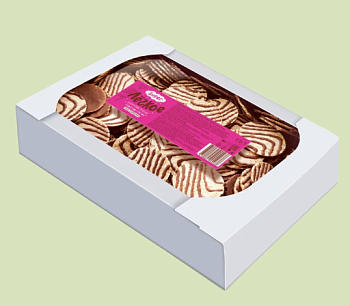 ПРОДПОСТАВКА Печенье КУКУРУЗНОЕ СУПЕРЛЕГКОЕ в молоч.глазури б/гл 3М 400гр  1*6