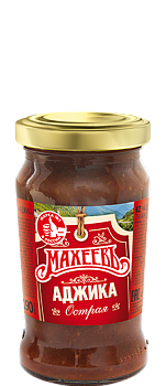 МАХЕЕВЪ Приправа АДЖИКА Острая 190гр ст/банка твист 1*12