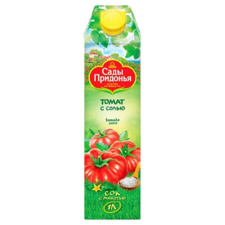 САДЫ ПРИДОНЬЯ 1л Сок ТОМАТ С СОЛЬЮ И МЯКОТЬЮ восстан. т пак 1 12 24.11.2021 16 21 41