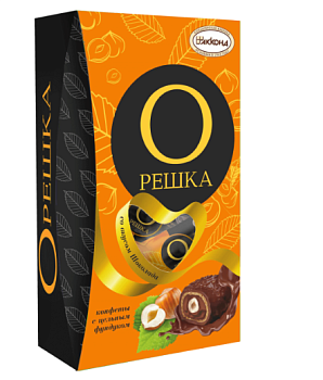 АККОНД Набор конфет 150гр ОРЕШКА с цельным фундуком вкус шоколад фас. 1*10 АККОНД Набор конфет 150гр ОРЕШКА с цельным фундуком вкус шоколад фас. 1*10