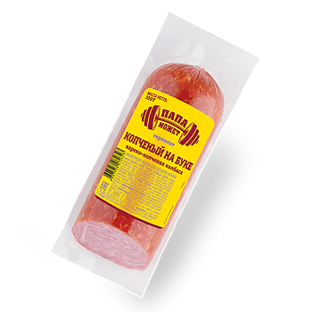 СПЕЦЦЕНА ПАПА МОЖЕТ Колбаса в/к Сервелат КОПЧЕН НА БУКЕ 0,350кг  1*1